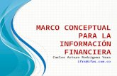 MARCO CONCEPTUAL PARA LA INFORMACIÓN FINANCIERA Carlos Arturo Rodríguez Vera ifrs@ifas.com.co.