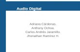 Audio Digital Adriana Cárdenas. Anthony Ochoa. Carlos Andrés Jaramillo. Jhonathan Ramírez H.