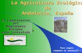 Alimentos de la produción ecológica La Agricultura Ecológica de Andalucía, España Para seguir ¡ tóquese el ratoncillo! © HBB- Consult El cumplimiento del.