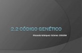 Ricardo Márquez Gómez 205258. Indice 1. tRNA 2. Código genético 3. Experimentos para el descubrimiento de el código. 4. Características del código genético.