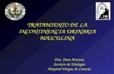 TRATAMIENTO DE LA INCONTINENCIA URINARIA MASCULINA Dra. Yara Arreaza Servicio de Urología Hospital Vargas de Caracas.