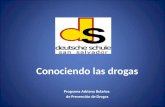 Conociendo las drogas Programa Adriano Bolaños de Prevención de Drogas.