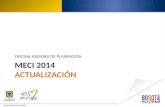 MECI 2014 ACTUALIZACIÓN OFICINA ASESORA DE PLANEACION.
