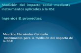 Mauricio Hernández Cermeño Instrumento para la medición del impacto de la RSE.