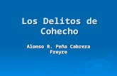 Los Delitos de Cohecho Alonso R. Peña Cabrera Freyre.