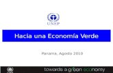 Hacia una Economía Verde Panama, Agosto 2010. Crisis Múltiple.