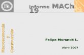 Informe MACh 19 Macroeconomía y Construcción Felipe Morandé L. Abril 2007.