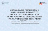 JORNADA DE REFLEXIÓN Y ANÁLISIS DEL PROYECTO EDUCATIVO NACIONAL Y EL PLAN NACIONAL DE EDUCACIÓN PARA TODOS 2005-2015, PERÚ BASE LEGAL RM 00112 – 2006 –