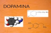 DOPAMINA.  La dopamina forma parte del grupo de las catecolaminas, compuestos formados por un núcleo catecol (un anillo de benceno con dos hidroxilos)