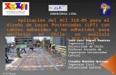 Aplicación del ACI 318-05 para el diseño de Losas Postensadas (LPT) con cables adheridos y no adheridos para edificios en Chile: un análisis comparado.