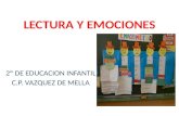 LECTURA Y EMOCIONES 2º DE EDUCACION INFANTIL C.P. VAZQUEZ DE MELLA.