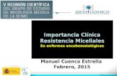 Importancia Clínica Resistencia Miceliales En enfermos oncohematológicos Manuel Cuenca Estrella Febrero, 2015.