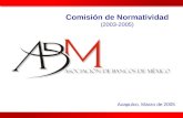 1 Comisión de Normatividad (2003-2005) Acapulco, Marzo de 2005.