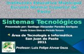 Presentado por: Santiago Alexander Paredes Enríquez Grado Octavo Siete en Periodo Tercero Área de Tecnología e Informática San Juan de Pasto 2011 Profesor: