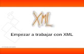 Empezar a trabajar con XML J.M. Morales-del-Castillo Título.