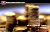 Economía Internacional III saladehistoria.com Los déficit de Cuenta Corriente.