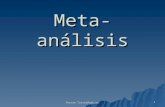 Ferran.Torres@uab.es 1 Meta-análisis. 2 Definición El meta-análisis es una revisión sistemática de un gran número de estudios que utiliza métodos estadísticos.