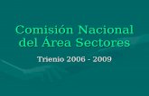 Comisión Nacional del Área Sectores Trienio 2006 - 2009.