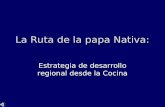 La Ruta de la papa Nativa: Estrategia de desarrollo regional desde la Cocina.