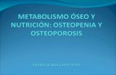 OSTEOPENIA Un escalón previo a la osteoporosis. Enfermedad "silenciosa", que se instala sin producir síntomas y pueden avanzar hasta niveles de riesgo.