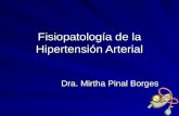 Fisiopatología de la Hipertensión Arterial Dra. Mirtha Pinal Borges.