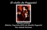 Las notas mágicas que salían del violín de Paganini tenían un sonido diferente, por eso nadie quería perder la oportunidad de ver su espectáculo. por.