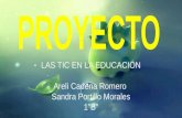 LAS TIC EN LA EDUCACIÓN Areli Cadena Romero Sandra Portillo Morales 1”B”