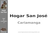 Hogar San José Taller de capacitación Agosto 2013 Cariamanga Hogar San José Cariamanga .