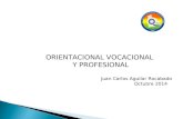 ORIENTACIONAL VOCACIONAL Y PROFESIONAL Juan Carlos Aguilar Rocabado Octubre 2014.