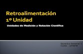 Unidades de Medición y Notación Científica Química General 1 CUED – UPNFM.