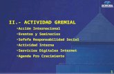 1 II.- ACTIVIDAD GREMIAL Acción Internacional Eventos y Seminarios Sofofa Responsabilidad Social Actividad Interna Servicios Digitales Internet Agenda.
