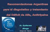 Dr. Guillermo Menga Hospital María Ferrer. Acercamiento al diagnóstico del Déficit de Alfa1 AT ¿Es Déficit de Alfa 1 AT?¿Es severo? E. funcional Alfa.
