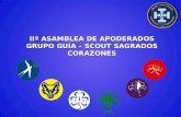IIª ASAMBLEA DE APODERADOS GRUPO GUÍA – SCOUT SAGRADOS CORAZONES.