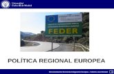 1Documentación Economía Integración Europea – Cátedra Jean Monnet POLÍTICA REGIONAL EUROPEA.