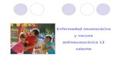 Enfermedad neumocócica y vacuna antineumocócica 13 valente.