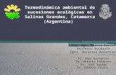 Termodinámica ambiental de sucesiones ecológicas en Salinas Grandes, Catamarca (Argentina) Ing. Agr. Marcos Karlin Profesor Ayudante Dpto. Recursos Naturales.