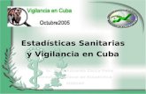 Estadísticas Sanitarias y Vigilancia en Cuba Dr. Sc. Med. Eduardo Zacca Peña Director Nacional de Estadística MINSAP.
