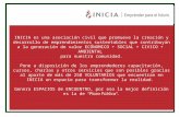 © Redacción: Palmieri, 2012. Todos los derechos reservados. INICIA es una asociación civil que promueve la creación y desarrollo de emprendimientos sustentables.