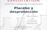 Placebo y desprotección Luis Justo Universidad Nacional del Comahue Argentina 2009.