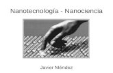 Nanotecnología - Nanociencia Javier Méndez. Imágenes obtenidas con el microscopio de efecto túnel STM.