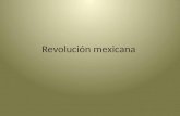 Revolución mexicana. La Revolución Mexicana arranca el 20 de noviembre de 1910, contra una dictadura personal, la de Porfirio Díaz, de treinta años de.