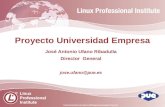 Proyecto Universidad Empresa José Antonio Ufano Ribadulla Director General jose.ufano@pue.es.