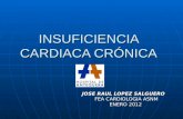 INSUFICIENCIA CARDIACA CRÓNICA JOSE RAUL LOPEZ SALGUERO JOSE RAUL LOPEZ SALGUERO FEA CARDIOLOGIA ASNM FEA CARDIOLOGIA ASNM ENERO 2012 ENERO 2012.
