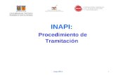 INAPI: Procedimiento de Tramitación 1mayo 2014. Documentación Requerida: 2 mayo 2014 Hoja Solicitud (Formulario Solicitud de Patente) Hoja Técnica Memoria.
