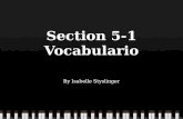 Section 5-1 Vocabulario By Isabelle Styslinger. leaf la hoja wild plant la planta silvestre jaguar el jaguar.
