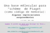 Una base molecular para “schème” de Piaget (como código de memoria): Algunas implicaciones sorprendentes © R.R.Traill (2012 / 2014) ------- También: Es.