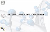 PROPIEDADES DEL CARBONO. El Átomo de Carbono. El átomo de carbono se ubica en el grupo IVA,período 2. Su número atómico (Z) es 6. Su configuración electrónica.