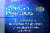 Jorge Stephany, Universidad Simón Bolívar 1 CAMPOS Y PARTICULAS Jorge Stephany Departamento de Física Universidad Simón Bolívar USB.