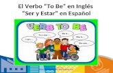 El Verbo “To Be” en Inglés “Ser y Estar” en Español Imágen tomada:  .