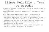 Elinor Melville : Tema de estudio Control europeo de América Latina se sustentó en su “biota portátil”. Enfermedades: colapso demográfico. Epidemias de.